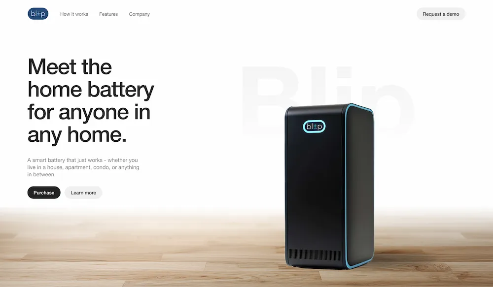 Landing page design for SaaS startup